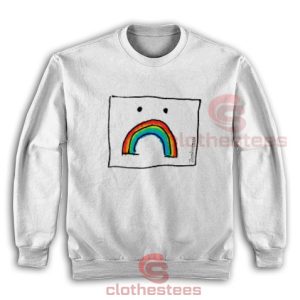 Sad Rainbow Cartoon Sweatshirt Lockdown 2020 For Unisex