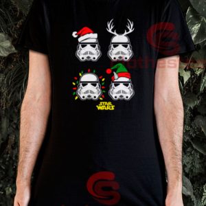 Santa Stormtrooper Christmas T-Shirt Star Wars