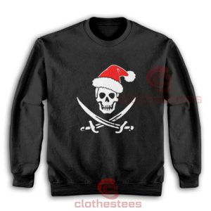 Skull Crossbone Christmas Sweatshirt Christmas Gift For Unisex