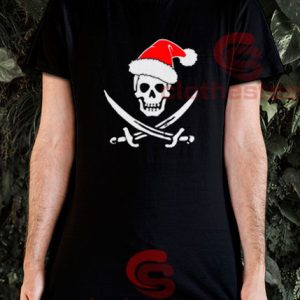 Skull Crossbone Christmas T-Shirt Christmas Gift