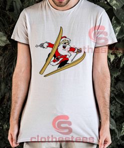 The-Skier-Santa-T-Shirt