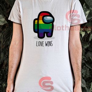Among-Us-Love-Wins-Rainbow-T-Shirt