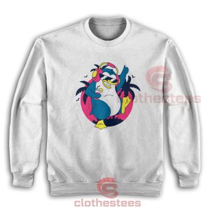Dancing-Tropical-Penguin-Sweatshirt