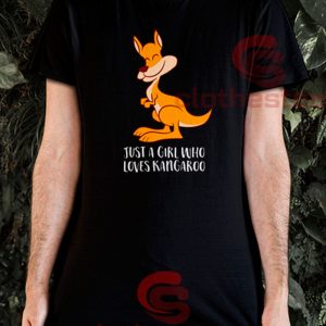 Just-A-Girl-Who-Loves-Kangaroo-T-Shirt
