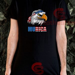 Patriotic-Eagle-Mullet-Murica-T-Shirt
