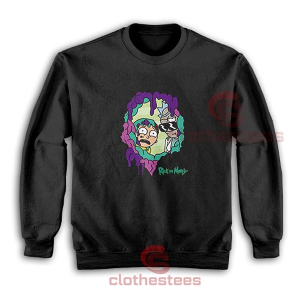 Rick-And-Morty-Looking-Through-You-Sweatshirt